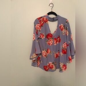 Peppermint Floral blouse